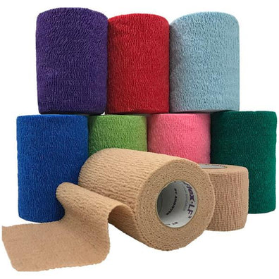 Bandage CoFlex LF2 3"x5 Yd Gauze Elastic Blue LF 24/Box - Surgical Supplies NY